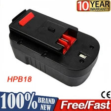 1~4Pack 18V for Black and Decker HPB18 18 Volt 4.8Ah Battery HPB18-OPE 244760-00