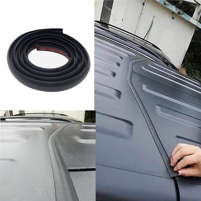 Fit 2020-2025 Jeep Gladiator JT Hardtop Roof Flow Seal Strip Waterproof Rubber