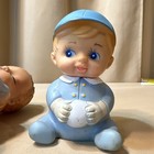 Vintage Doll Toy Lot of 3 Irwin, Stahlwood, Sani Babe Plastic Boys Korea & Japan — photo 6