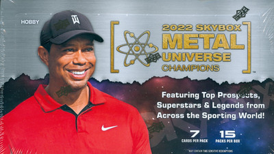 2022 Upper Deck Skybox Metal Universe Champions Factory Sealed Hobby Box