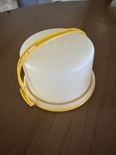 Miniature Tupperware Cake Plate With Locking Lid