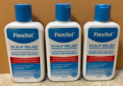 Flexitol Scalp Relief 2 in 1 Shampoo & Conditioner Relieve Dry Skin 210mL 3 PACK