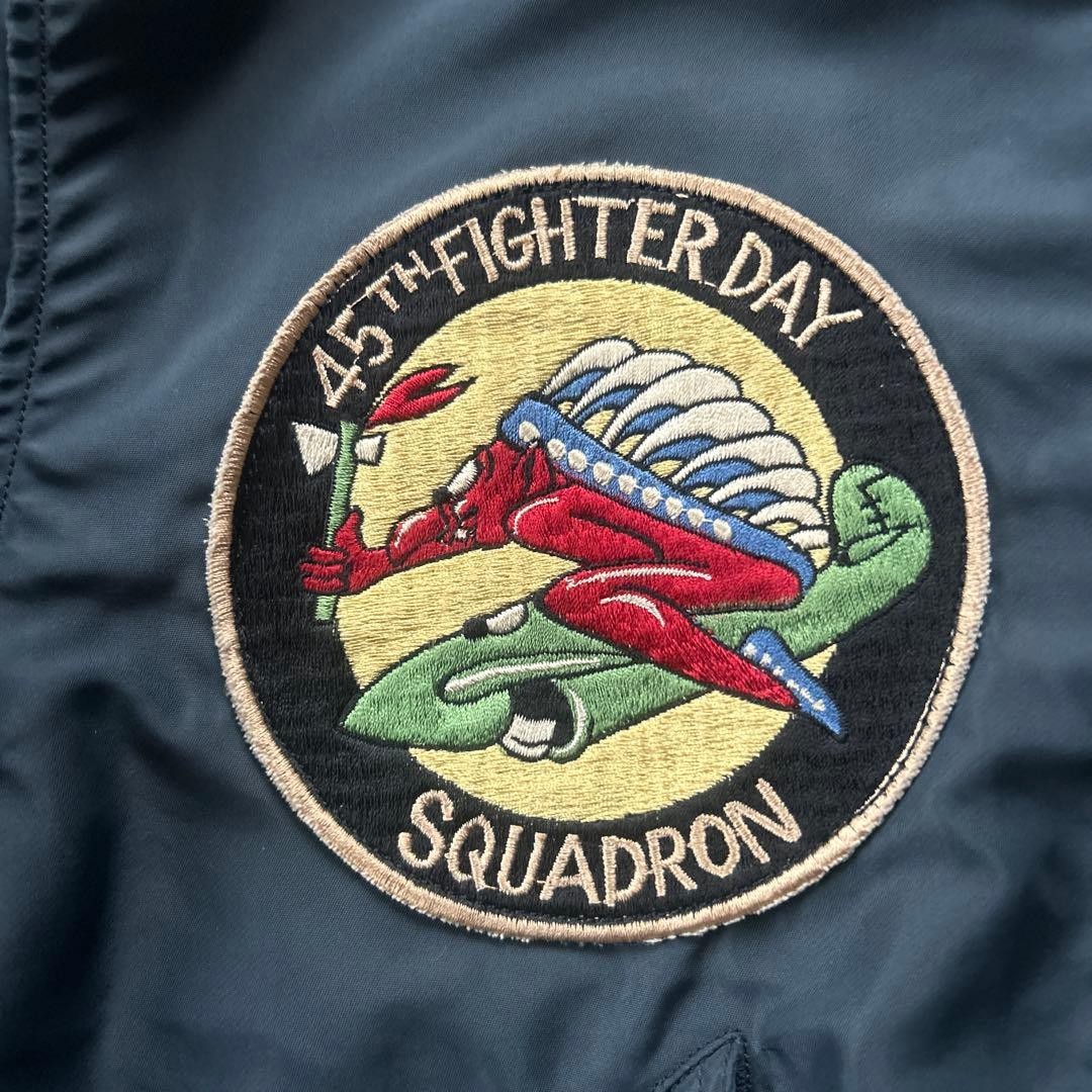 BUZZ RICKSON'S L-2A Flight Custom Model Jacket Bl… - image 8