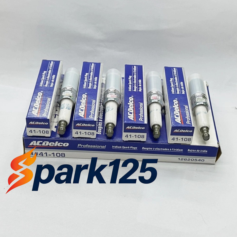 Set of 4 Spark Plug-Iridium ACDelco 41-108 12620540