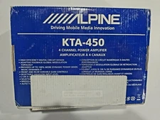 Alpine KTA450 4 Channel Compact Amplifier with 45W Dynamic Peak Power