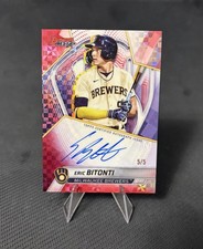2025 Bowmans Best Eric Bitonti Red Xfractor Auto /5 - B25-EBI 5/5 Bookend MINT