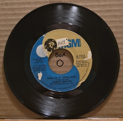Johnny Bristol: Hang On In There Baby/ Take Care Of You For Me - VG+ | 1974 R&B