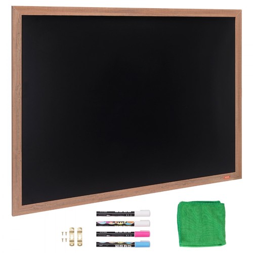 Rustic Wood Framed Magnetic Chalkboard Wedding Sign 35x46 Inch Wall Decor - Picture 9 of 12