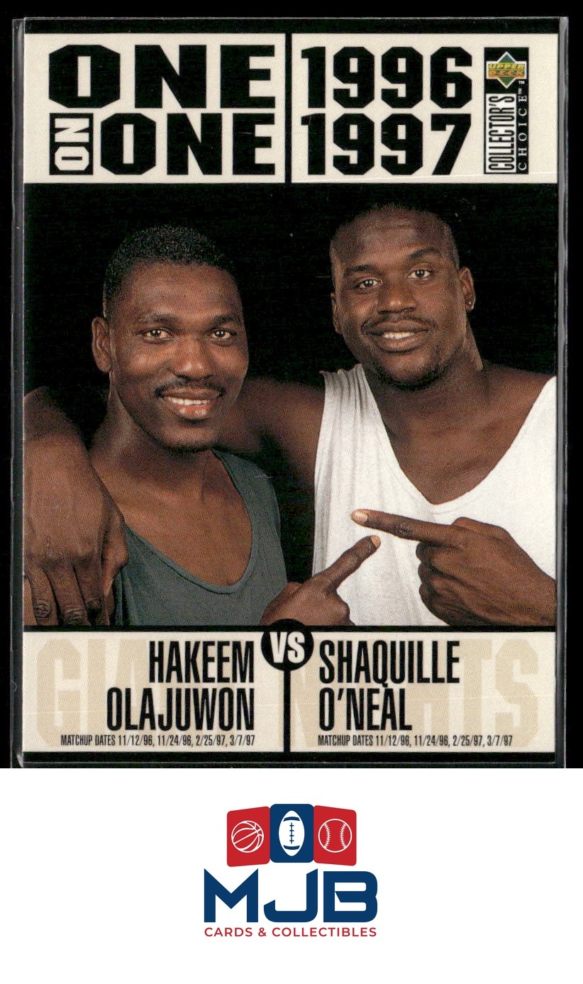 1996-97 Collector's Choice Olajuwon O'Neal Mourning Ewing Robinson Mutombo #357