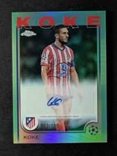 2024-25 Topps Chrome UEFA KOKE 22/199 Auto Aqua Refractor #CA-KO
