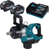 Makita TW009GT201 Akku-Schlagschrauber 40V Max. / 2X Akku BL4050F 5,0 Ah + Schne