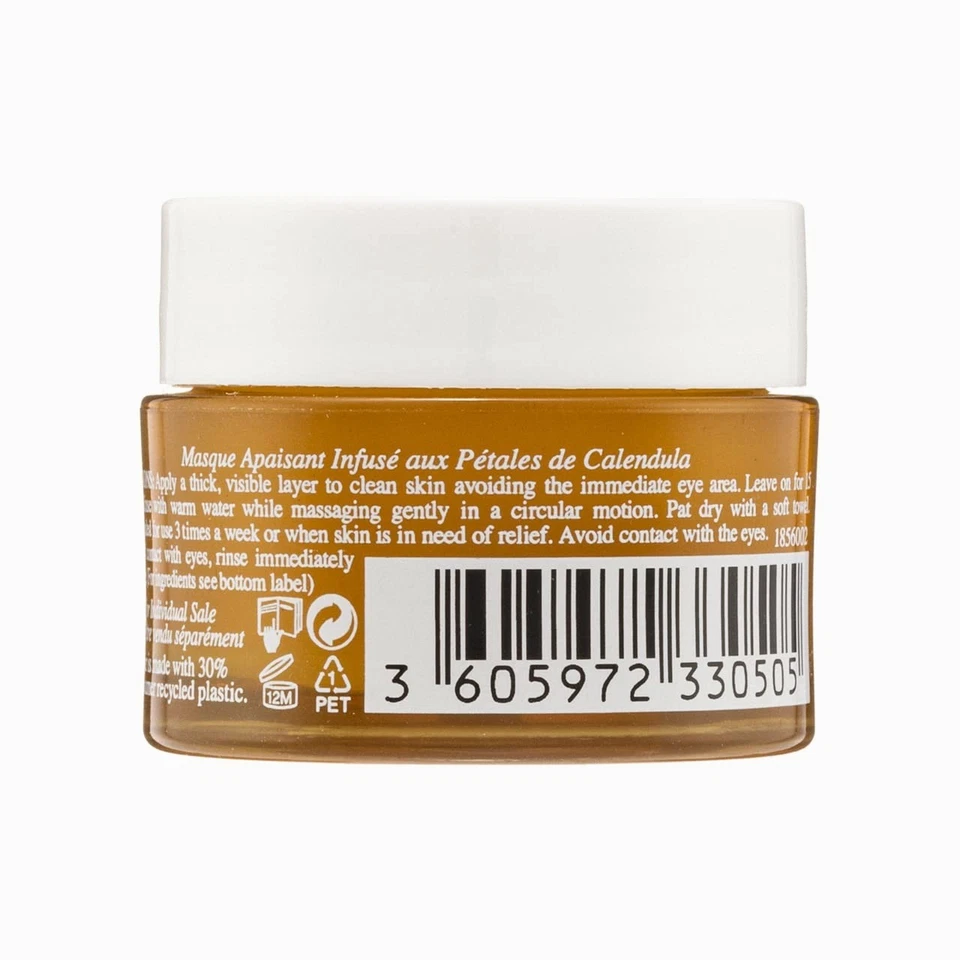 Máscara calmante con infusión de pétalos de caléndula Kiehl's 0,5 fl. OZ - 14 ml tamaño de viaje Foto 3 de 3