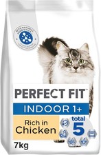 7kg Perfect Fit Advanced Nutrition Indoor Adult Complete Dry Cat Food Chicken 5.86 per kilo