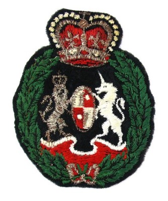 Embroidered patch (patch/crest embroidered)   Royal Family England coat of arms