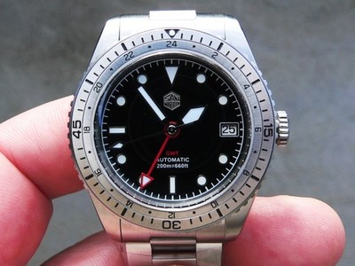 New San Martin SN0112, 38mm GMT watch, Japan NH34 automatic, sapphire crystal