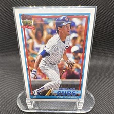 Topps 1991 Base Set Ryne Sandberg Chicago Cubs #740 Major League Baseball
