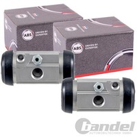 2X A.B.S. Radbremszylinder 20,6Mm Hinten Passend FüR Ford Ecosport