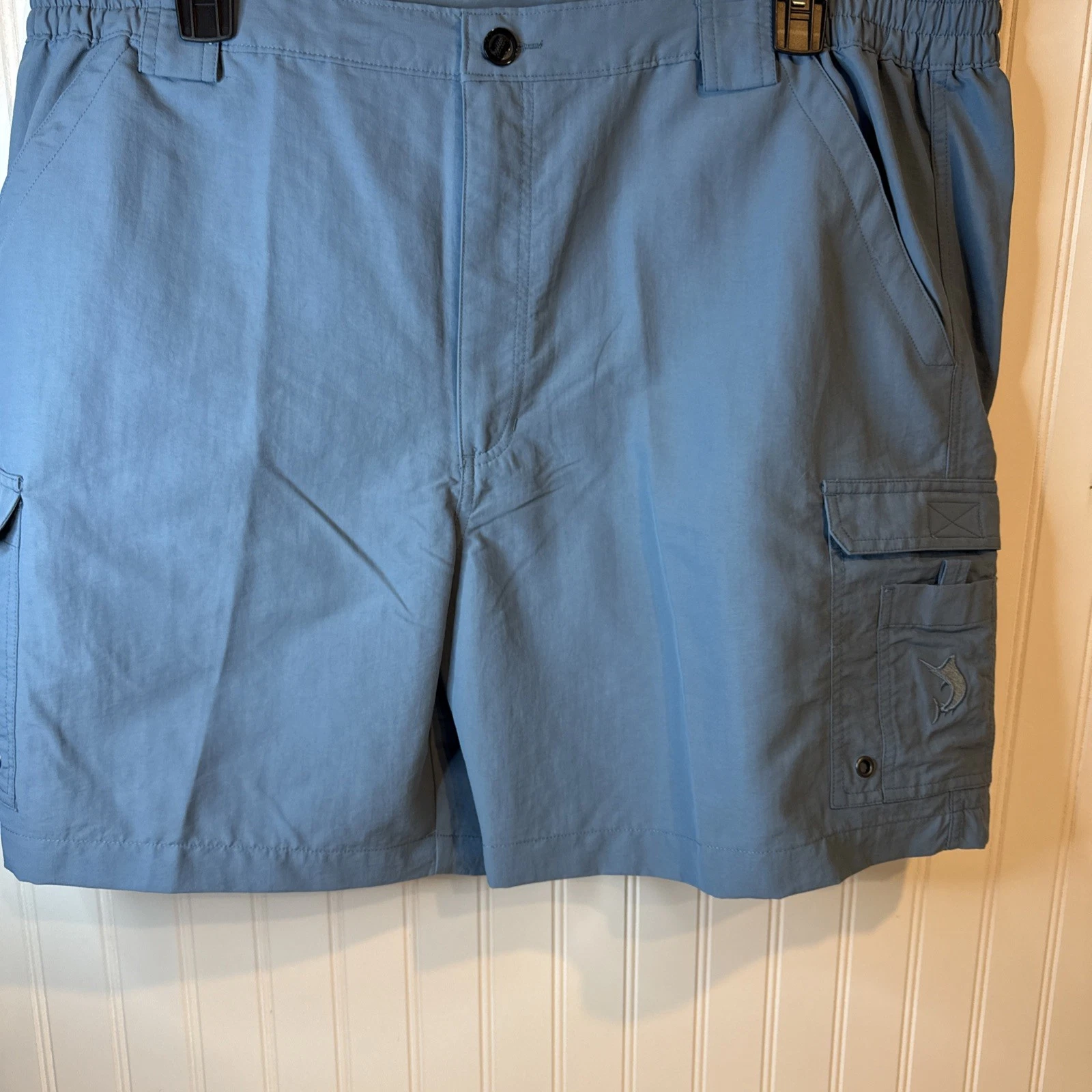 Reel legends Performance Outfitters Men’s 2XL (42-44)7.5 Blue Fishing Shorts