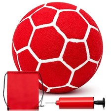 1 Set Size 5 Soccer Ball with Pump Storage Bag Portable Outdoor Indoor Felt B