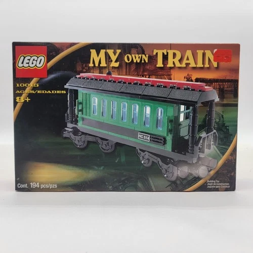 LEGO Trains: My Own Train Green Passenger Wagon (10015). Rare! Retired!