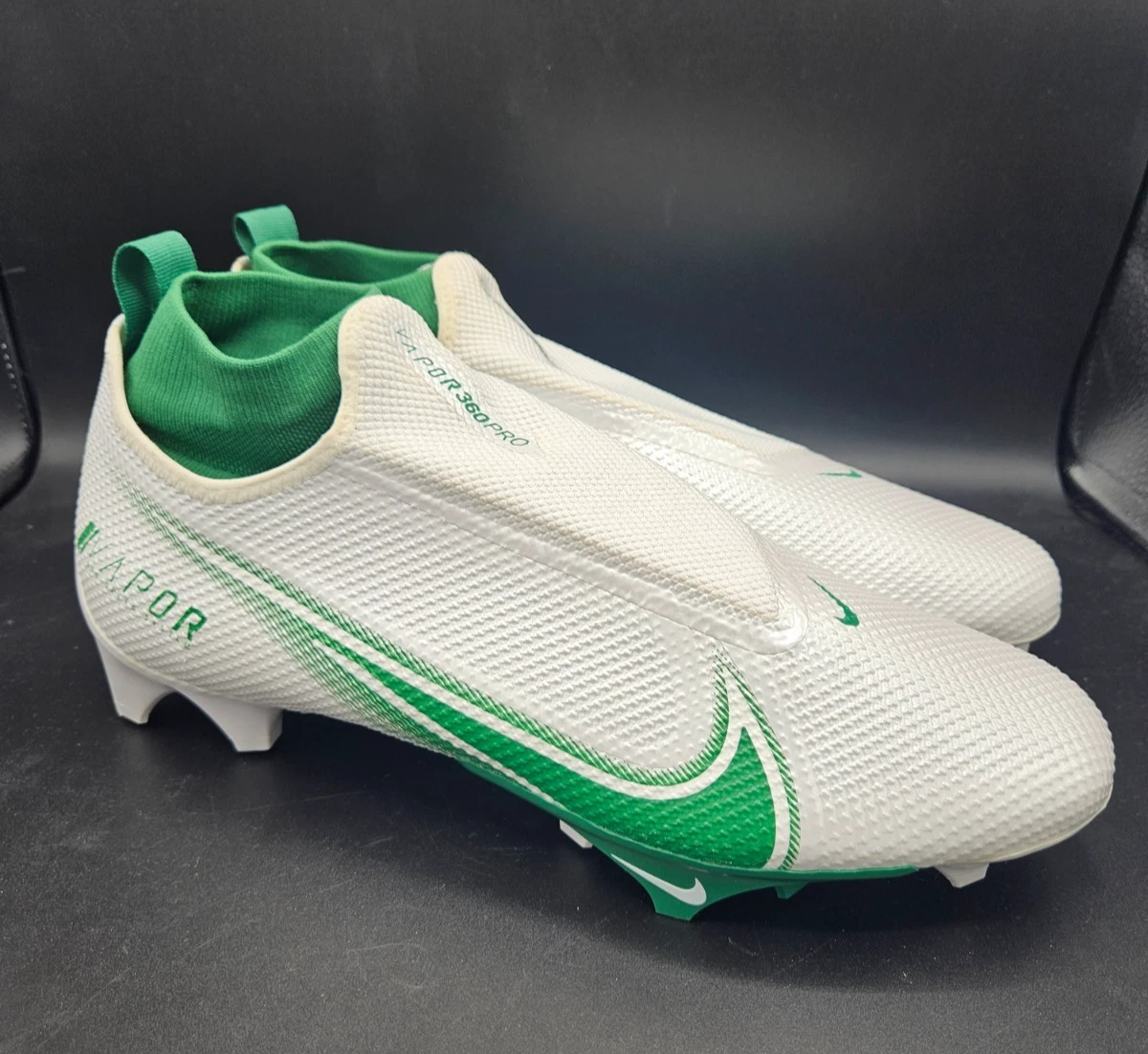 Size 14 - Nike Vapor Edge Pro 360 Football Cleats Green White (AO8277-105) NEW! Nike Vapor Edge Pro 360 2  main image 2