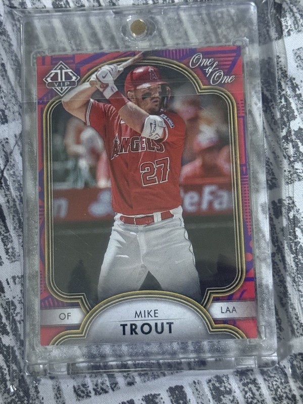 2023 Topps Transcendent Collection VIP Party One-of-One 1/1 Mike Trout #100