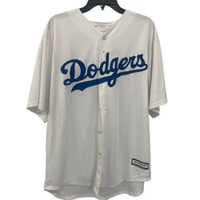 Majestic Los Angeles Dodgers White Cool Base MLB Baseball Jersey Mens XL