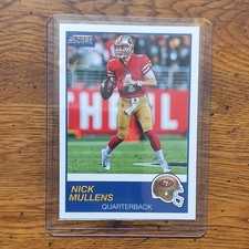 Panini 2019 Score Football Nick Mullens #305 San Francisco 49ers NFL Card