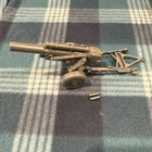 1963 MARX  D-Day Playset silver firing Howitzer With Two Shells!!