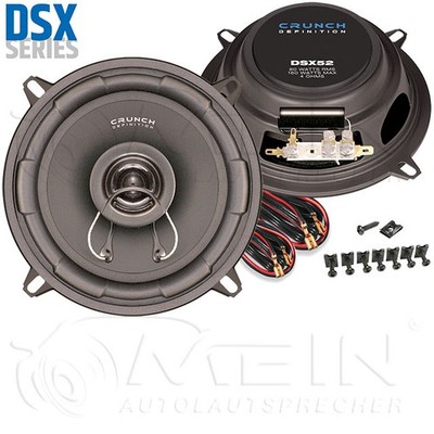 CRUNCH AUTO LAUTSPRECHER für AUDI 100 C4 1991-1994 Heckablage 2-Wege 160W #AI8Q