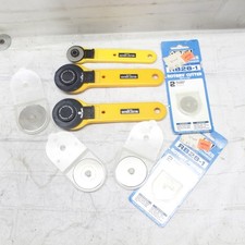x3 OLFA Rotary Cutters Durable Handle Safety ...