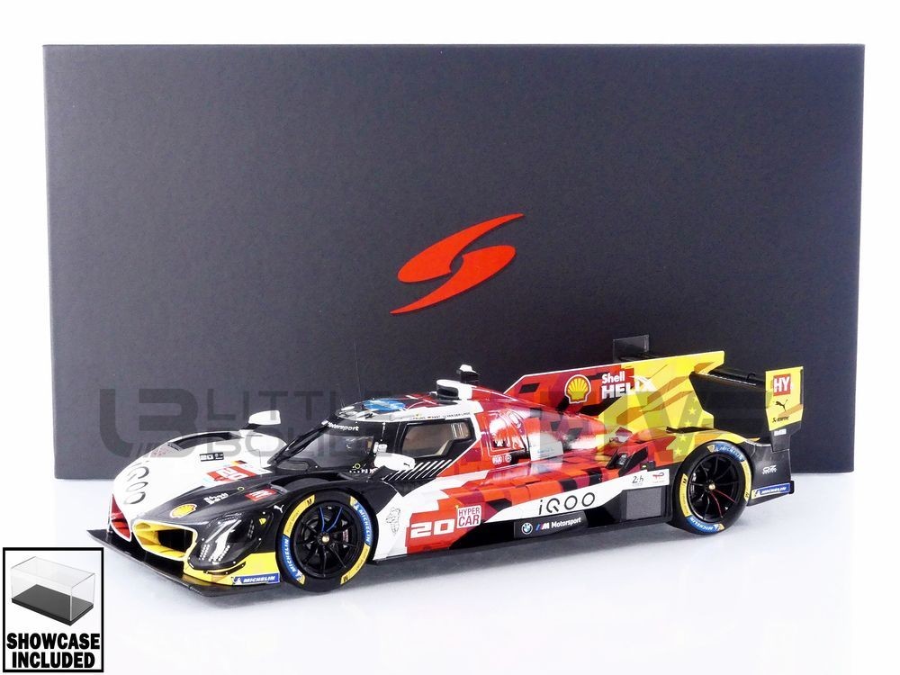 Prototype miniature BMW M Hybrid V8 Spark 1/18 idéal pour compléter votre collection du Mans 2025