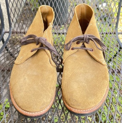 RRL Double R Ralph Lauren Double RL Chukka Men Brown Boots Sz 11.5 D Made In USA