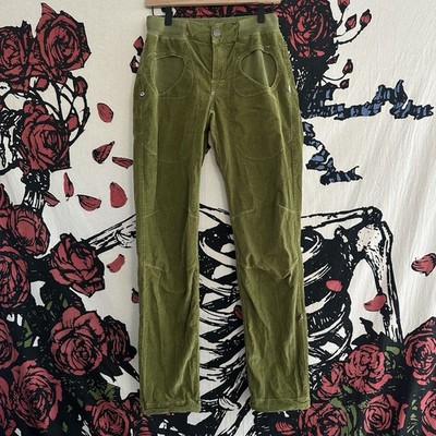 E9 Onda VS Cord Climbing Pants Boulder Pants Thymus Green Cotton Italy Women's L
