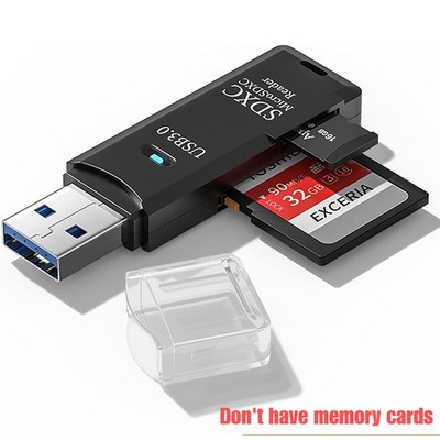 USB3.0 SD Card Reader for PC Micro SD Card to USB Adapter for Camera Memory C