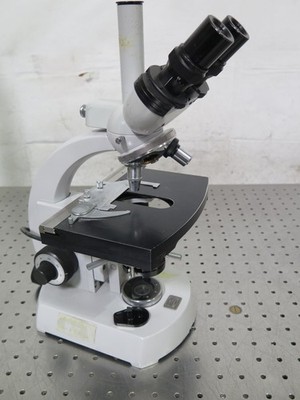 R192329 Carl Zeiss West Germany Laboratory Microscope w/ Two