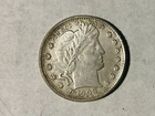 1909 Barber Silver Quarter No Mint Mark Great Condition Ungraded