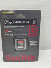 San Disk Ultra 8GB Class 10SDHC Card 15MB/s 100x