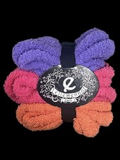 Kids Socks Fuzzy Warm Socks 3 Assorted Pairs Ellemenno Fits 5-6 Pink Purple New