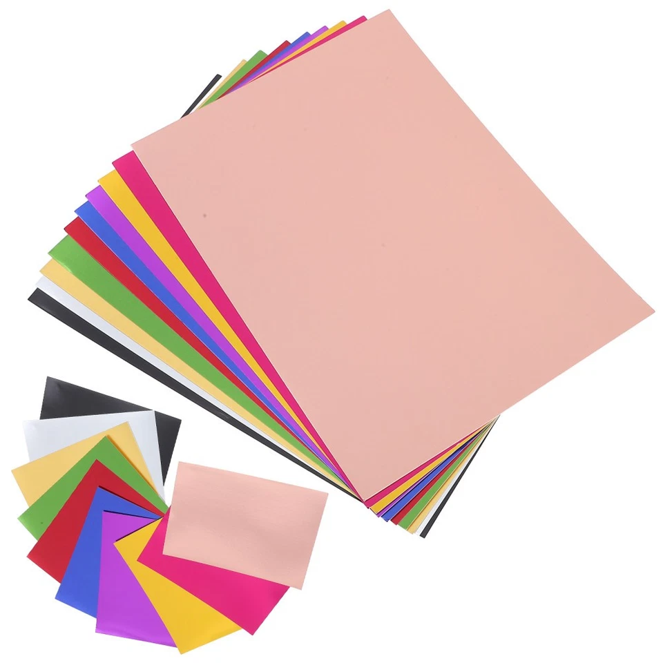  20 Sheets Scrapbook Paper Pads Colour for Craft Cardstock Colored - Image 2 of 4