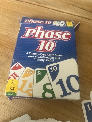 Vintage Phase 10 Card Game Mattel 1982 - Vollständig