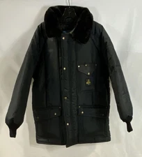 RefrigiWear Men's Iron-Tuff Siberian Jackoat Black Insulated Jacket XL
