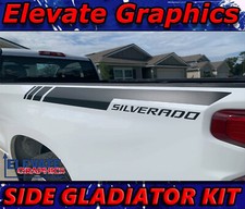 Fits Chevy Silverado Stripes Side Gladiator Vinyl Graphics 3m Decals - 1999-2026