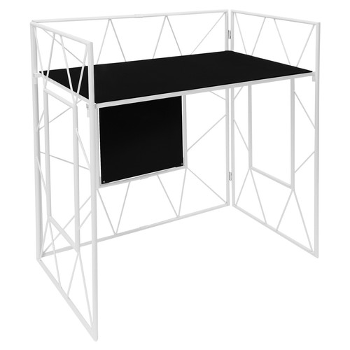 DJ Booth Portable DJ Facade Table Station Event Foldable Tabletop for Show Party - Picture 13 of 20