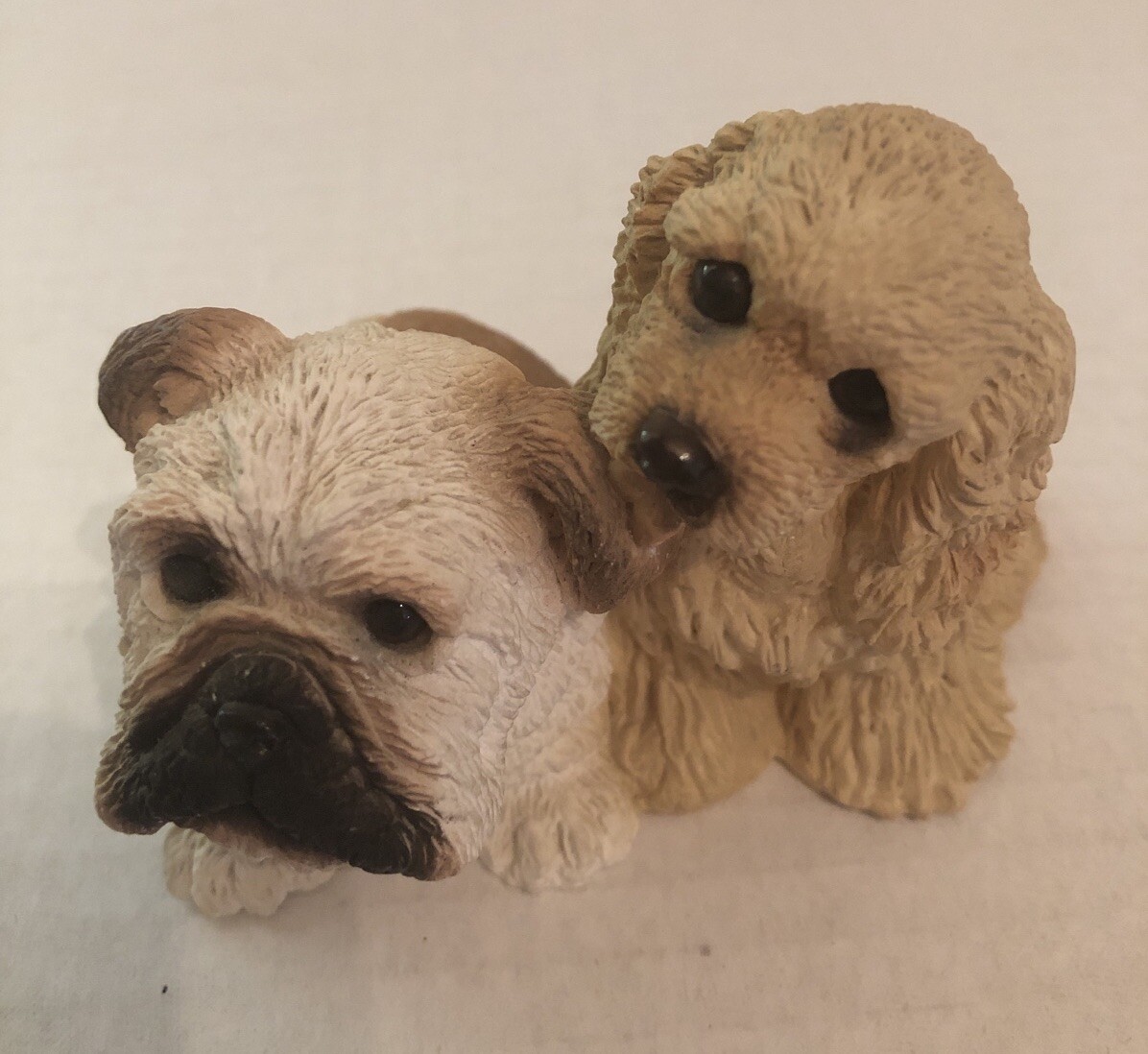 United Design Corp Bulldog Pup & Cocker SC-269 VTG USA Dog