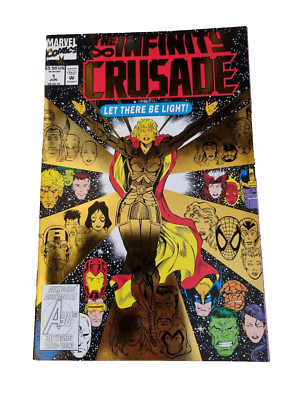 The Infinity Crusade Vol 1 No. 1 June 1993 Let There Be Light Gold Foil Cover
