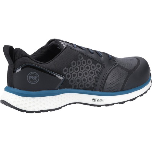 Timberland Pro Reaxion Black/Blue Mens Synthetic + Textile Safety Trainers - Picture 2 of 4