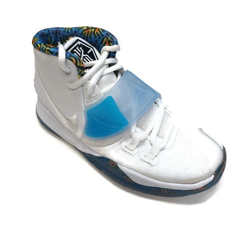 Nike KYRIE 6 GS Sapphire Basketball Shoes White 3.5Y Womens Size 5