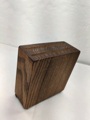 One world cutlery 70016  knife Wood block 6 Slots  Holder Storage - Afbeelding 1 van 11
