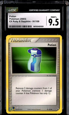 2003 Pokemon EX Ruby & Sapphire #91/109 Potion CGC 9.5 MINT+